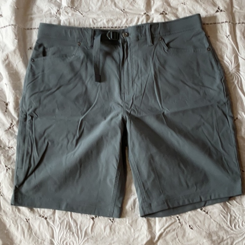 Gerry Dark Gray Flat Front Shorts